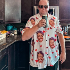 customers wearing customized pajamas products 7