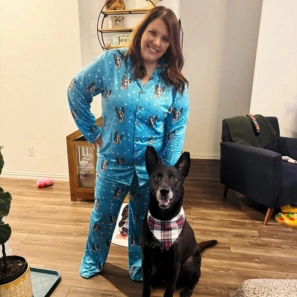 customers wearing customized pajamas products 9