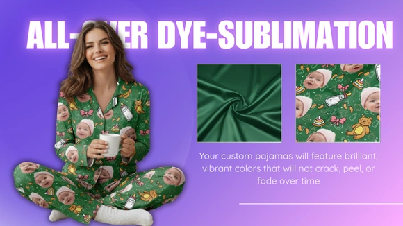 customized pajamas banner