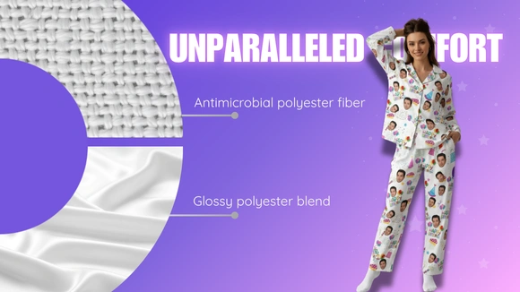 customized pajamas banner