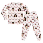 personalized golf pajamas with custom face love sleepwear