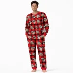 custom face family photo christmas pajama set