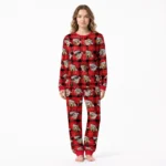 custom face family photo christmas pajama set