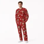 custom face golf pajama set