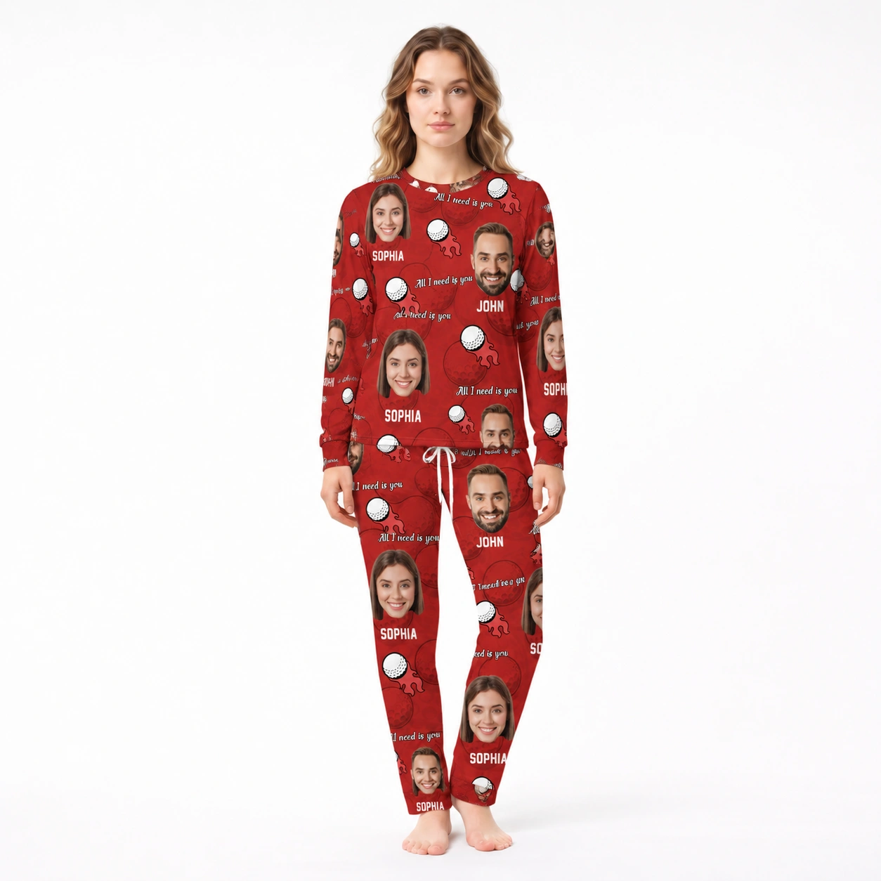 custom face golf pajama set women custom face golf pajama set women