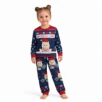 custom pet photo christmas pajama set