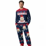 custom pet photo christmas pajama set