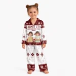 custom photo christmas pajamas with name and text