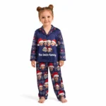 personalized custom face matching family christmas pajama set