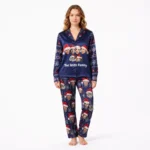 personalized custom face matching family christmas pajama set