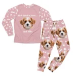 personalized dog face pajamas with name