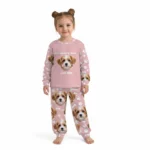 personalized dog face pajamas with name