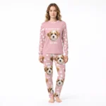 personalized dog face pajamas with name