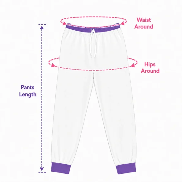 pant cuffed pajama size guide